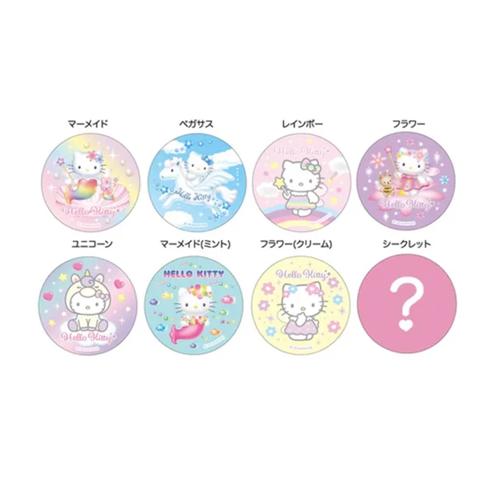 Glitter Badge Series All 8 Random Outings [Hello Kitty]