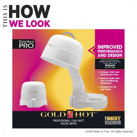 Gold N Hot Professional 1200W Full Hood Dryer