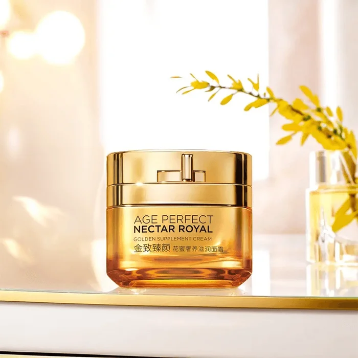 Gold Ultimate Radiance Flower Honey Nourishing Facial Cream Moisturizing Edition 2.12 oz