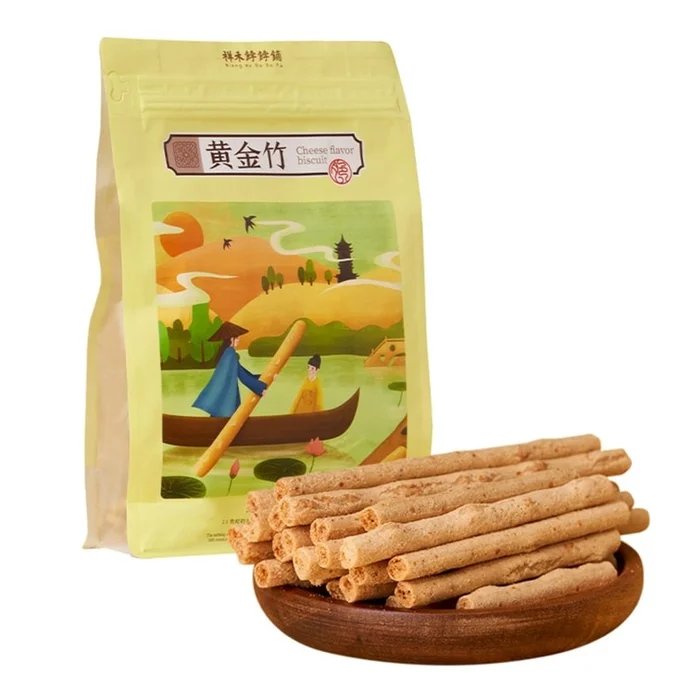 Golden Bamboo Cheese Crisp Biscuits 100g/bag