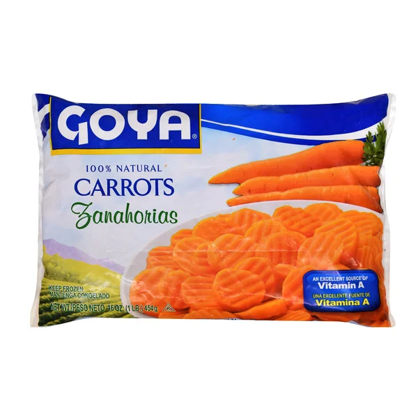 Goya 100% Natural Sliced Carrots, Frozen