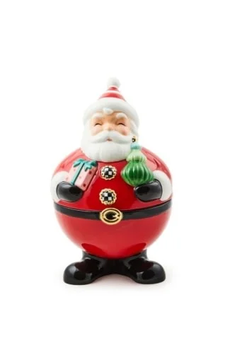 Granny Kitsch Santa Cookie Jar