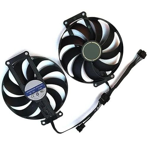 Graphics Card Cooling Fan Replacement for ASUS RTX 3060 3060Ti Mini Dual RTX 2060 2070Ti GTX1660Ti Dual EVO GTX1660 GTX1660 Super OC Gaming Series 90MM CF9010U12S 12V 0.45A 6PIN GPU Fans (2PCS)