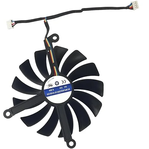 Graphics Card Cooling Fans Suitable for XFX RX 6800 6800XT 6900XT Speedster 319 Series Desktop Video Card Cooler Fans GPU Fan CF9015U12D 85MM CF1015U12D 95mm 12V 0.55A 4Pin (Fan-C)