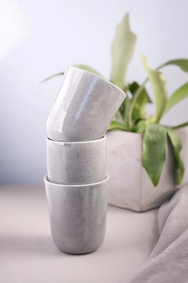 Gray Ceramic Tumbler