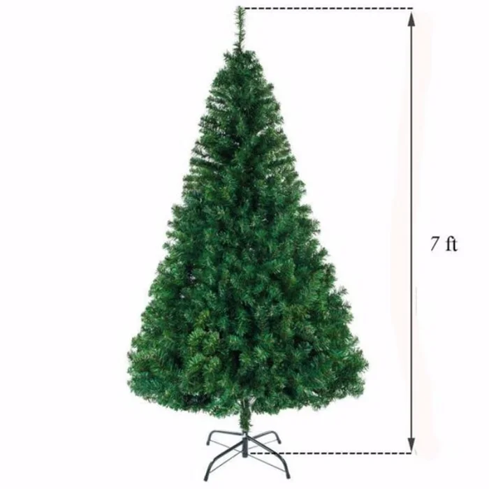 Green 7ft 1100 Branch Christmas Tree 1