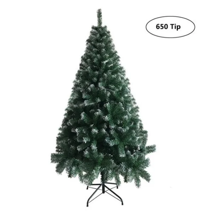 Green Spray White 6ft 650 Branch Christmas Tree 1