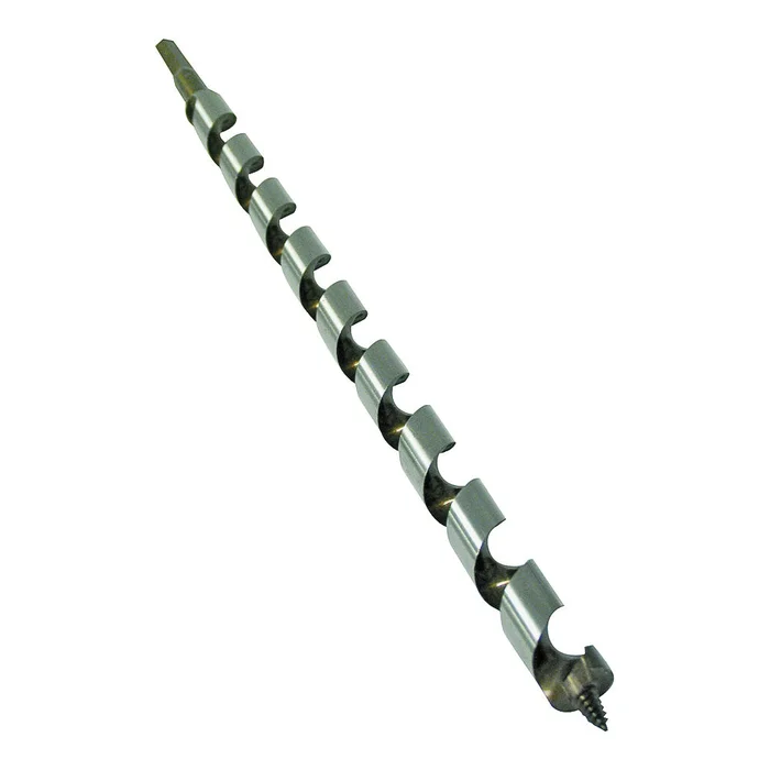 Greenlee 66PT-7/8 Auger Drill Bit, 7/8 in Dia, 18 in OAL, Twist Flute, 7/16 in Dia Shank, Hex Shank