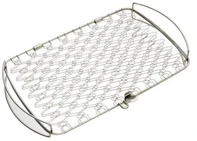 Grill Basket, Stainless Steel, Large