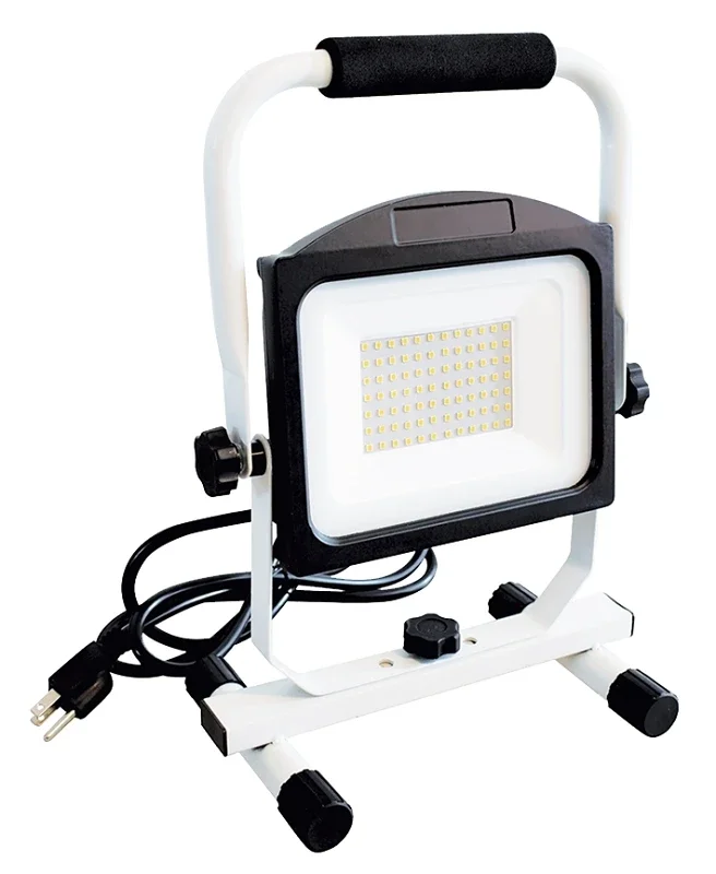 Gt-lite 5000 Lumens Led Portable Work Light With Usb And 6 Ft Power Cord