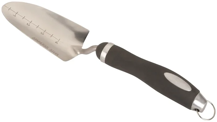 Gt930bs Stainless Steel Transplanting Trowel, 12-3/4 In L Blade, 2-3/4 In W Blade