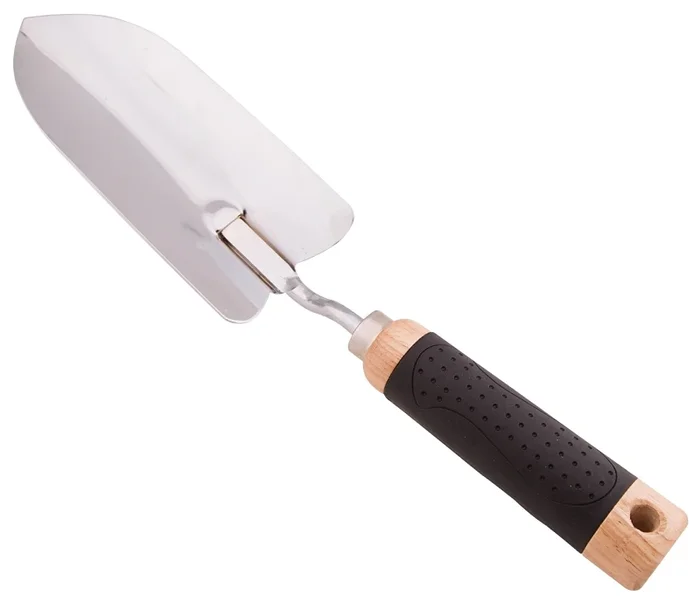 Gt945a Garden/transplanting Trowel, 13-1/4 In L, Steel Blade, Wood Handle