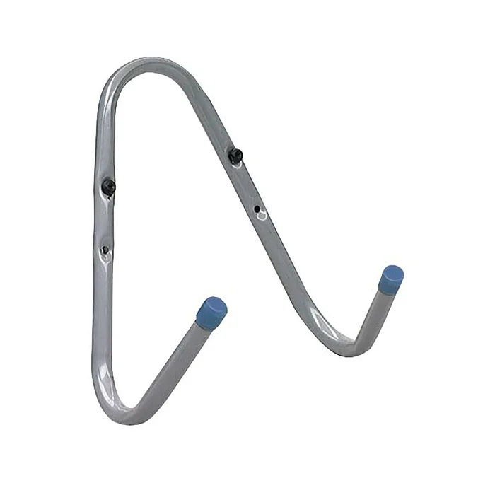 Ha1 Storage Bracket, 40 Lb, Wall, Steel, Gray, Zinc