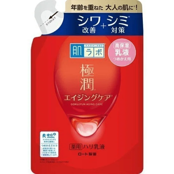 Hada Labo Gokujyun Medicated Firming Emulsion Refill [140 ml]