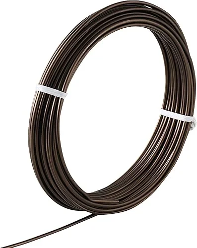 Hanafubuki Wazakura Japanese Bonsai Training Wire 1.5mm, Brown Anodized Coating Aluminum Made in Japan 150g – 101.7Ft(31m) 1.5mm