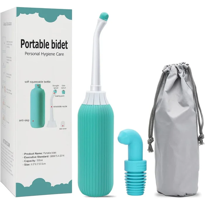 Handheld Portable Bidet Bottle Sprayer for Personal Hygiene, 500mL