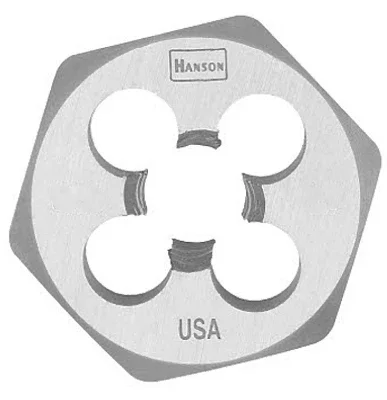 Hanson Metric Hexagon Die, 10mm X 1.00