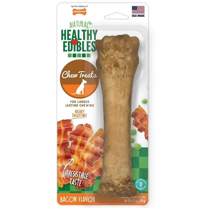 Healthy Edibles Extra Large Dog Chew Treat – Bacon