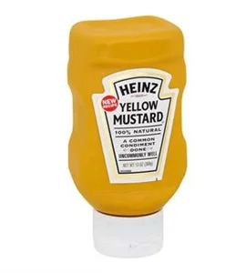 Heinz Kosher Yellow Mustard Bottle-13 oz.-16/Case