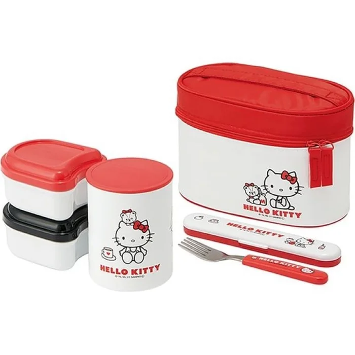Hello Kitty thermo lunchbox set 560ml 3-pc Set