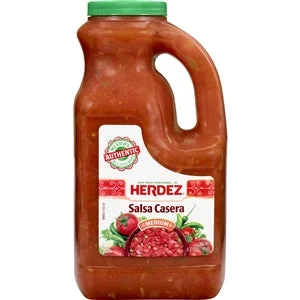 Herdez Medium Salsa Picante Casera Jug-70 oz.-6/Case