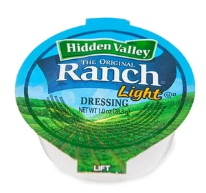 Hidden Valley Original Light Ranch Dressing Single Serve-1 oz.-160/Case