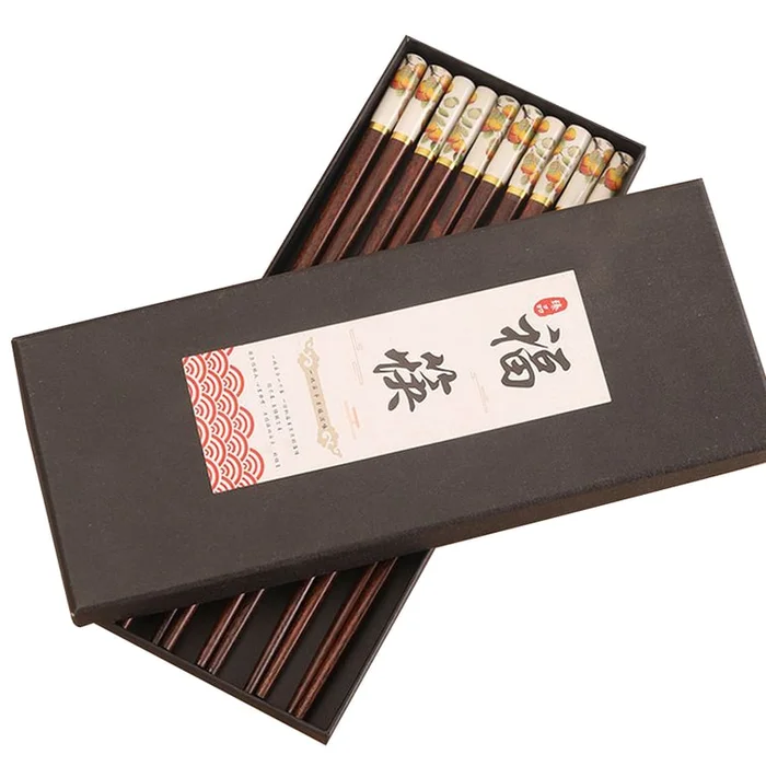 High end bamboo chopsticks anti mold and antibacterial Chinese chopsticks 4 boxes * 20 pairs