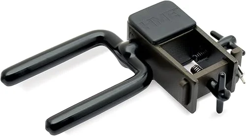 HME High-Quality Durable Reliable Versatile Easy-to-Install Universally Mountable Hunting Tree Stand Bow Holder – 360 Fork Rotation, Rock solid attachment