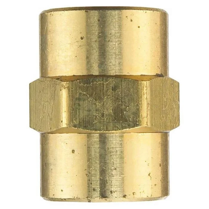 Home Plus 4017339 0.5 Fpt X 0.5 In. Fpt Brass Coupling – Pack Of 5