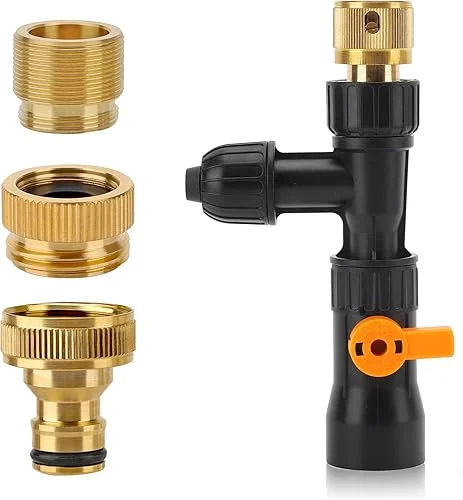 hygger Metal Aquarium Water Changer Replacement Parts, Faucet Nozzles Connectors (Metal)