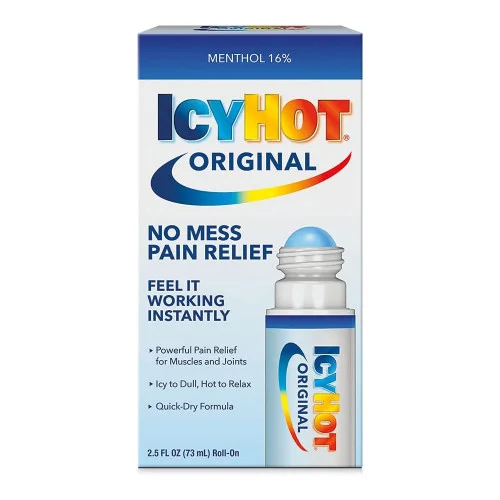 Icy Hot Icy Hot Original Medicated Pain Relief Liquid with No Mess Applicator – 2.5 oz