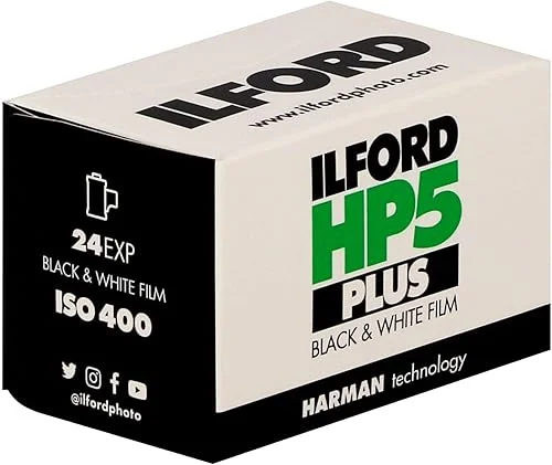 Ilford HP5 Plus, Black and White Print Film, 135 (35 mm), ISO 400, 24 Exposures (1700646)