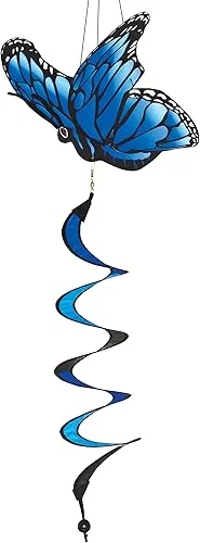 In the Breeze Monarch Butterfly Theme Twister Outdoor Hanging Decoration, 4289