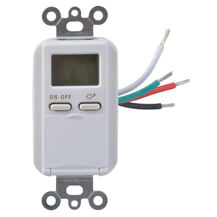 In-wall 7-day Astronomical Digital Timer With Astronomic Programming And Digital Display