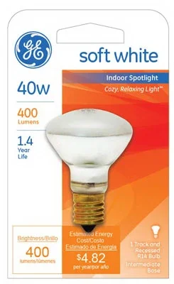 Indoor Reflector Spotlight Bulb, 40 Watt