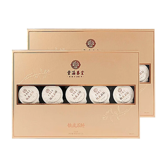 Iron bark dendrobium hepatoprotective choleretic nourishing and health small jar gift box (6g * 15 cans/90g) * 2 boxes