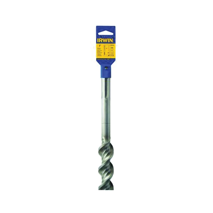 IRWIN 323010 Hammer Drill Bit, 3/4 in Dia, 21 in OAL, Twist Flute, 4-Flute, 5 in Dia Shank, SDS Max Shank
