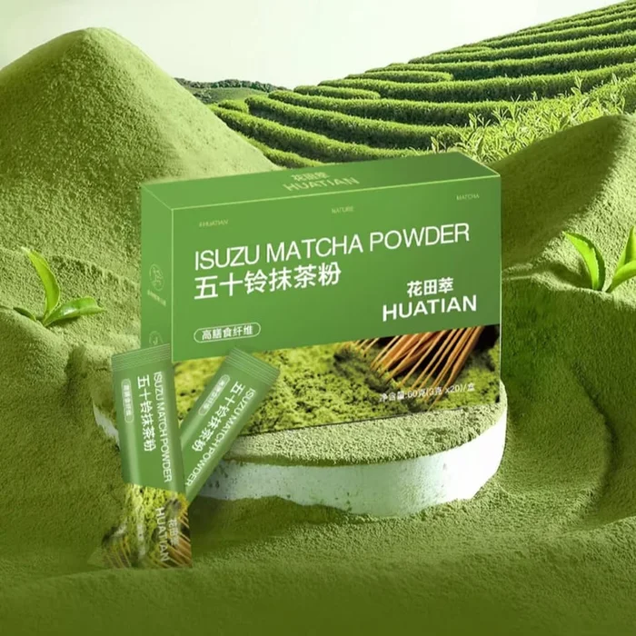 Isuzu Matcha Powder ,Tea Ceremony Grade ,20 bags 2.12 oz【 Low Calories No Added】