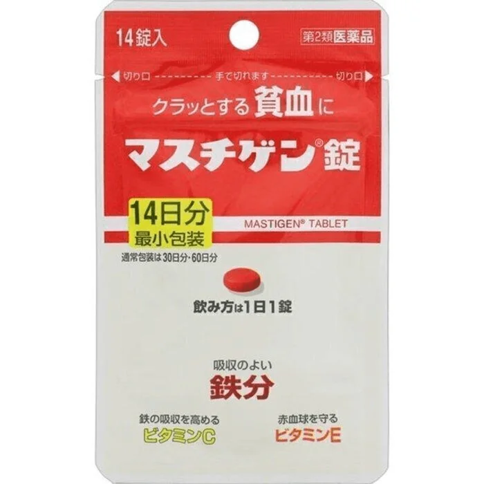Japanese Organ Pharmaceutical Masuchigen Tablets [14 tablets]