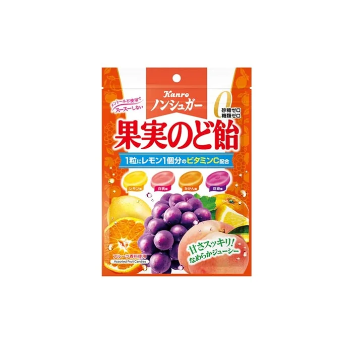 KANRO Sugar-Free Fruit Lozenges 90 g