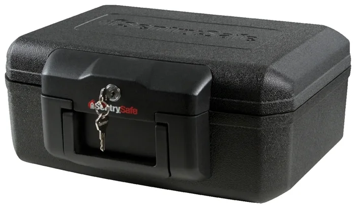 Key Lock Steel Security Chest 11 In. Deep With Fire Resistance