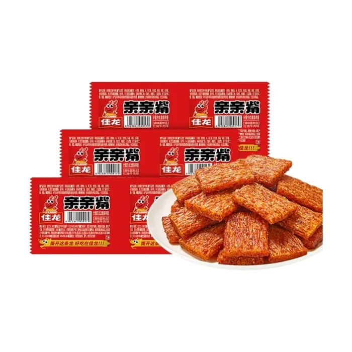 Kiss the braised beef flavor snack spicy strips 10g*10 bags