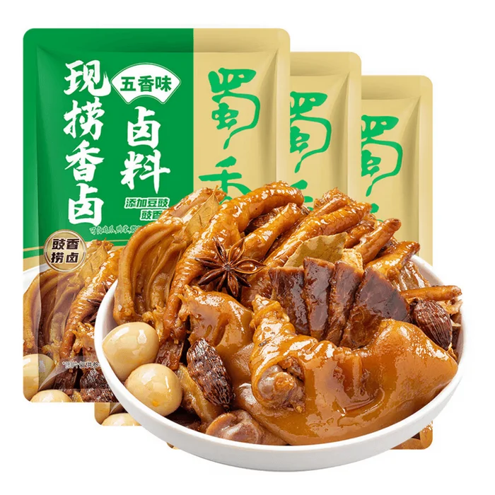 Kitchen-Style Fragrant Braising Sauce – Five-Spice Scented 120g x 3 Pouches