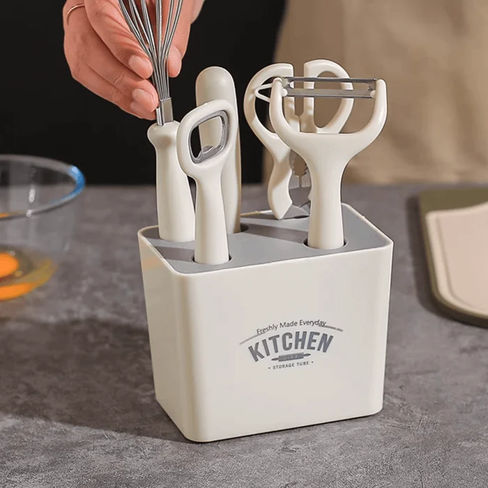 Kitchen Utensil Peel, Pare & Slice Set Scissors Knife