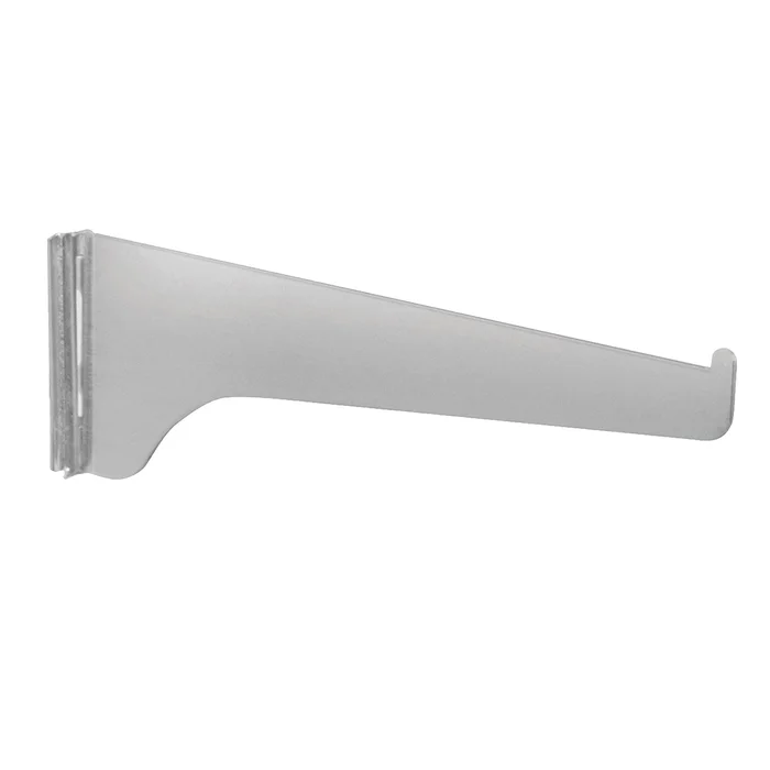 Knape & Vogt 180 ANO 14 Shelf Bracket, 14 in L, Steel, Anochrome