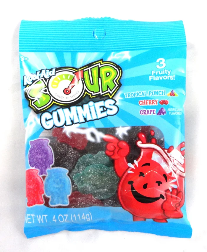 KOOL-AID Sanded Sour Gummies 4 oz