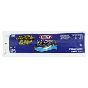 Kraft Light Mayonnaise Single Serve-5.469 lb.-1/Case