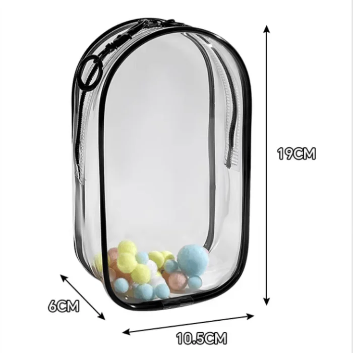 Labubu Special Protective Case Transparent Display Box Storage Case White 1 piece 10.5cm * 19cm * 6cm