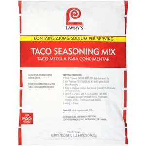 Lawry’s Taco Seasoning Mix-22 oz.-6/Case