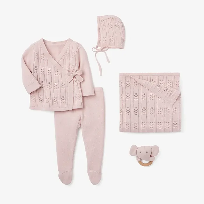 Layette Giftbox Set 0-3M – Blush Pink